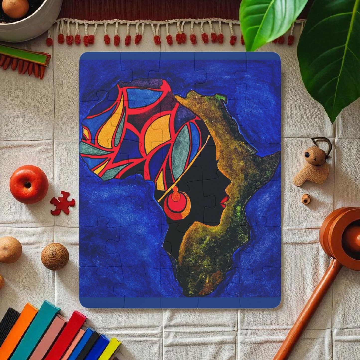 Kids' 30-Piece Africa Puzzle - Colorful Educational Fun
