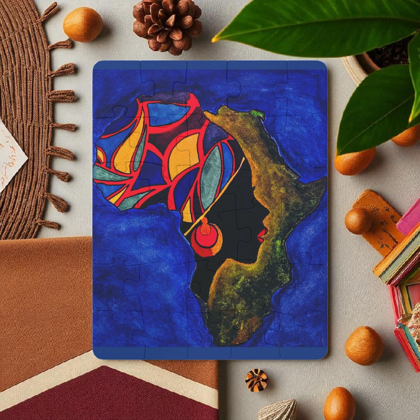 Kids' 30-Piece Africa Puzzle - Colorful Educational Fun
