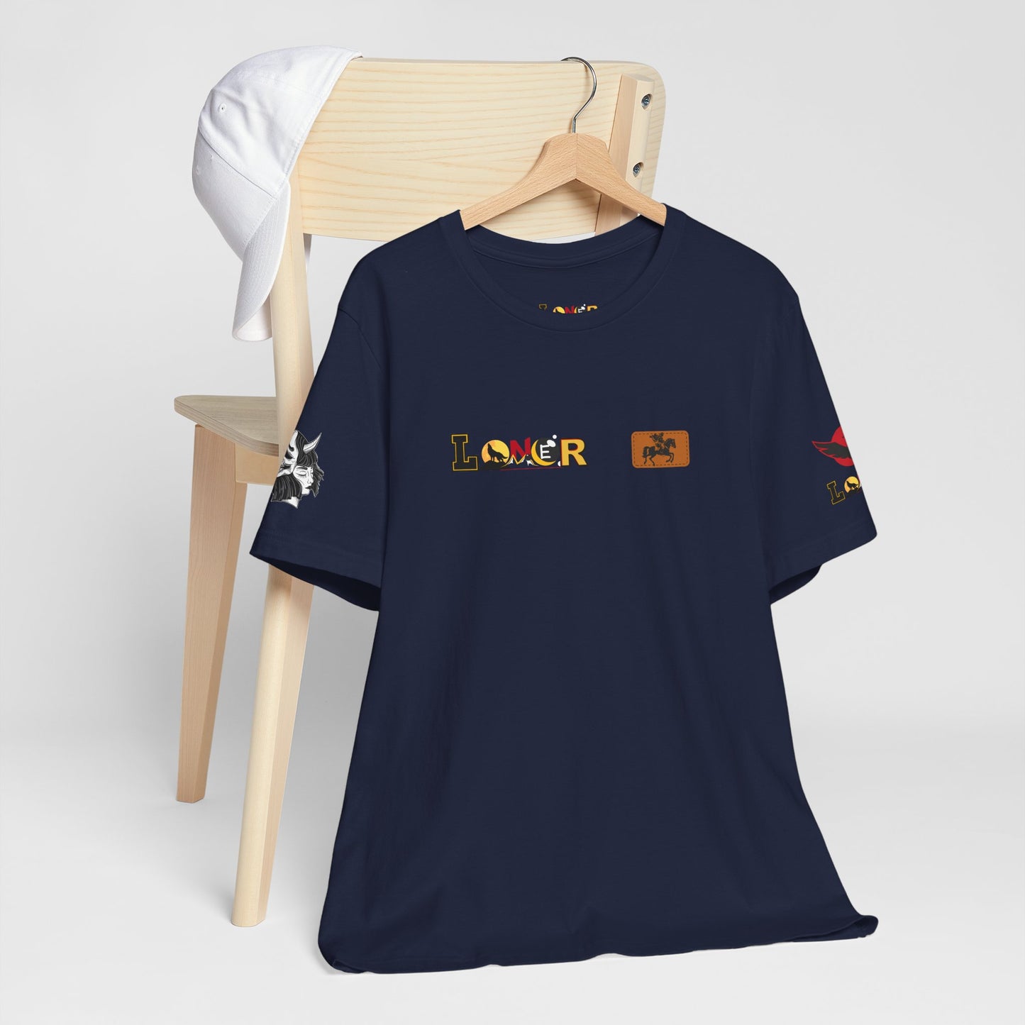 Dragon Graphic Tee, Loner Themed Unisex Shirt, Dragon Art T-Shirt, Mythical Creature Top