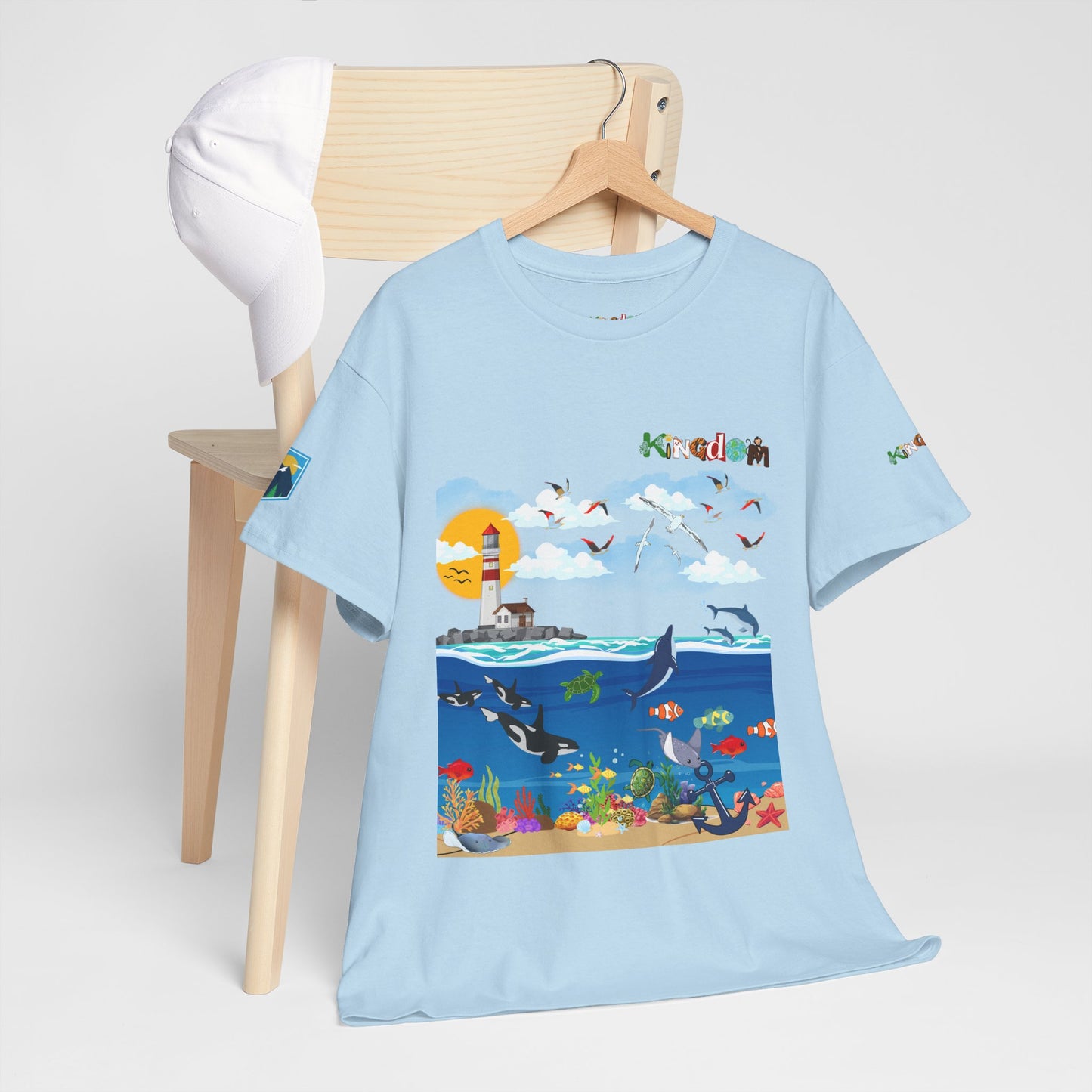 Nautical Dolphins Graphic Unisex T-shirt