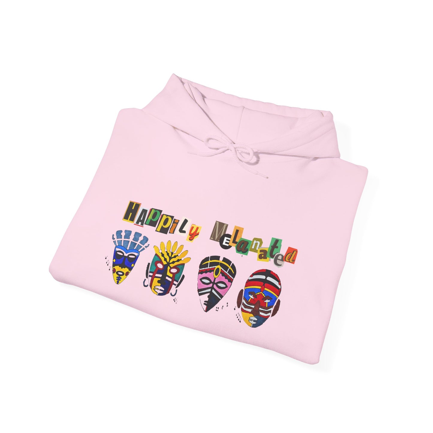 Ethnic Streetwear Unisex Heavy Blend, Hand-Drawn Tribal Music Art, Daily Wear