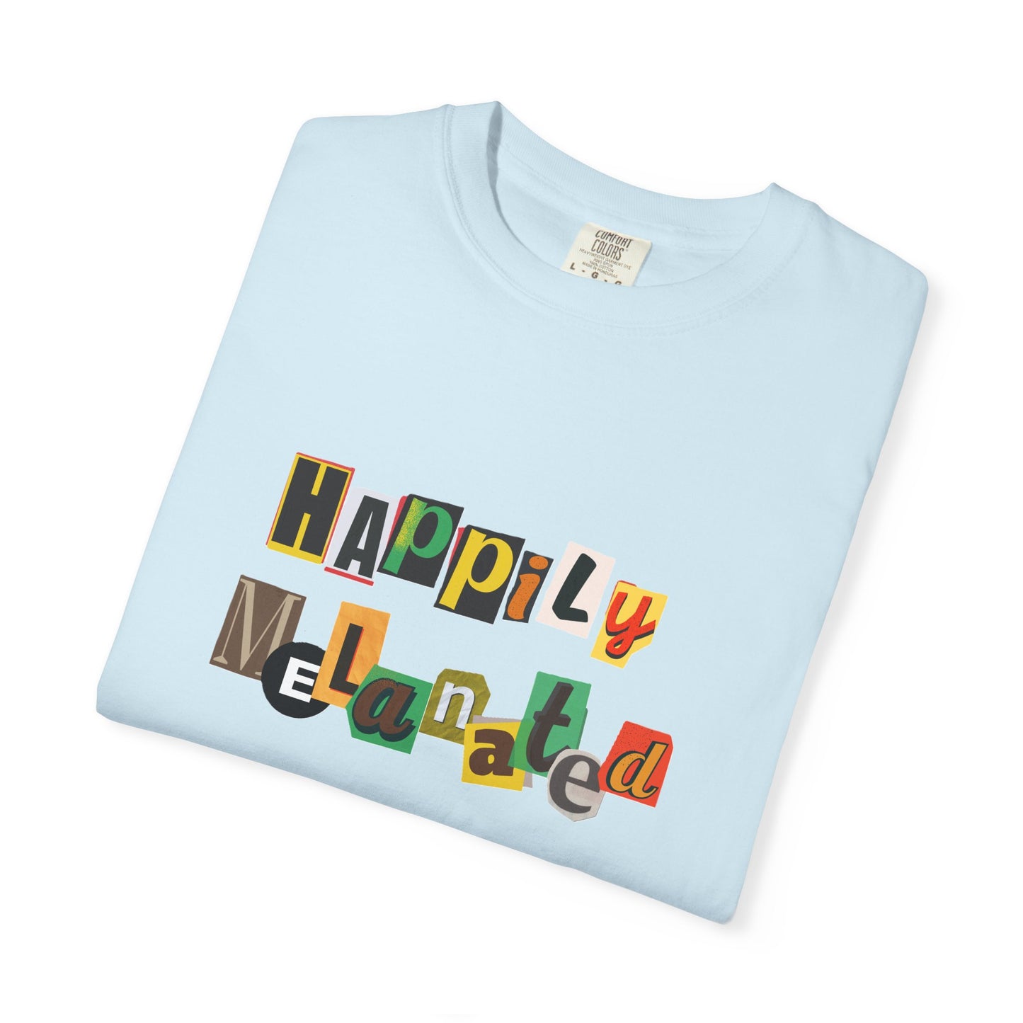 Handcrafted Jamaican Flag Art Graphic Tee, Unisex Garment-Dyed T-shirt