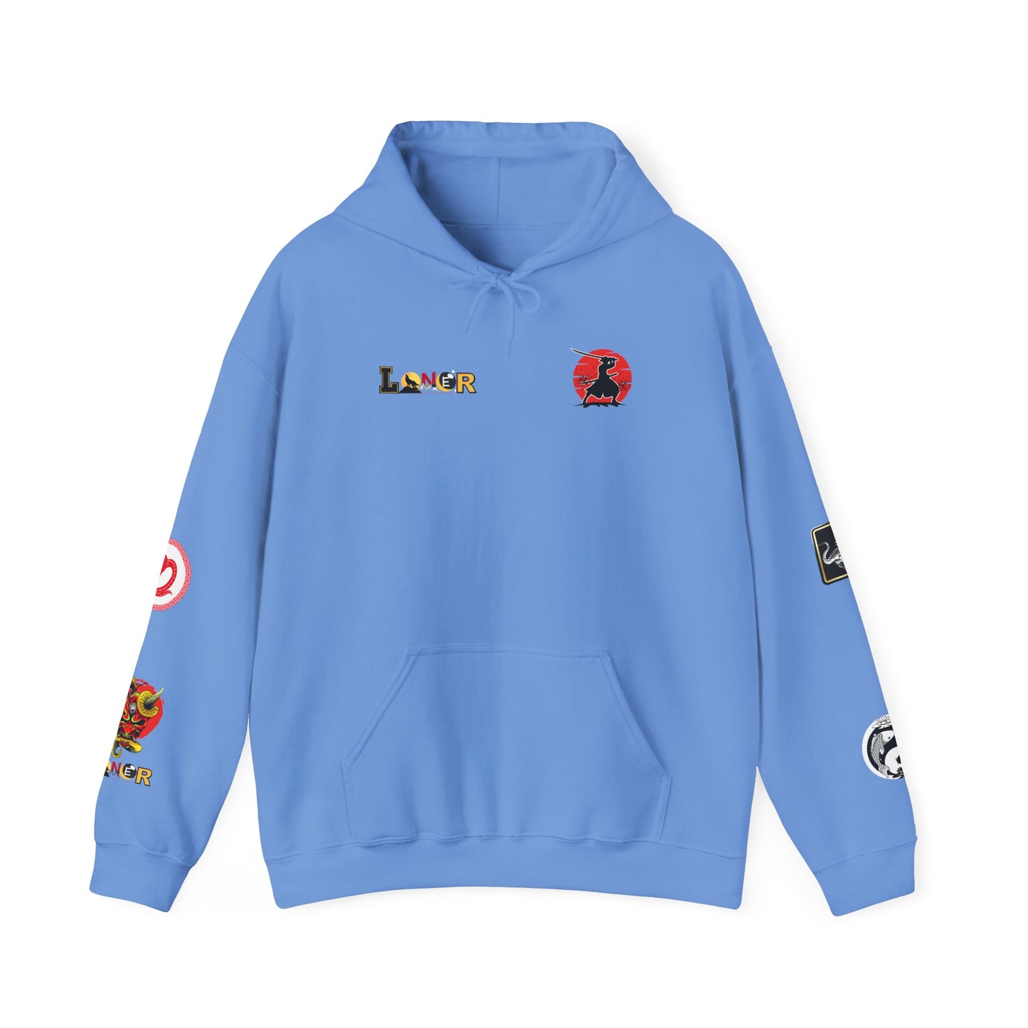 Dragon Ninja Themed Graphic Unisex Hoodie