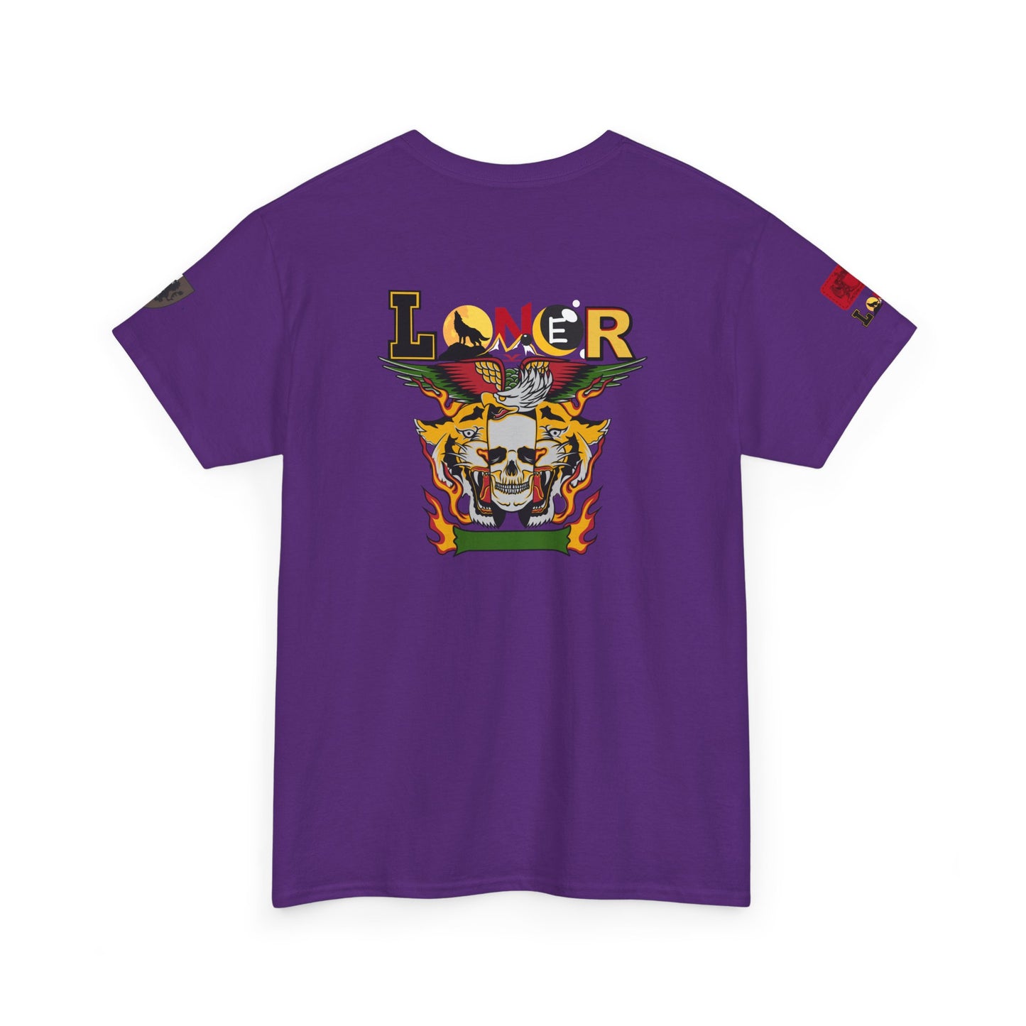 Tiger Skull Graphic Tee, Wild Animal Print Shirt for Men and Women, Alternative Art