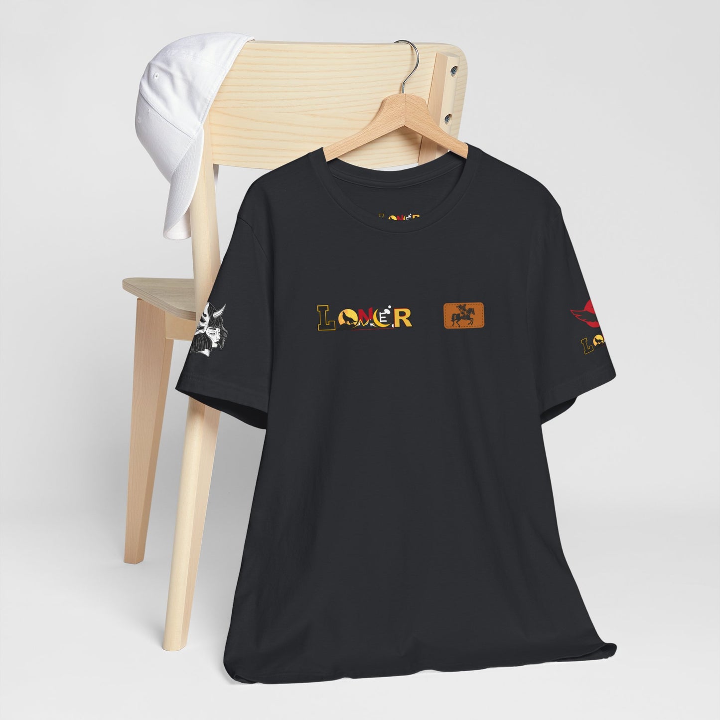 Dragon Graphic Tee, Loner Themed Unisex Shirt, Dragon Art T-Shirt, Mythical Creature Top