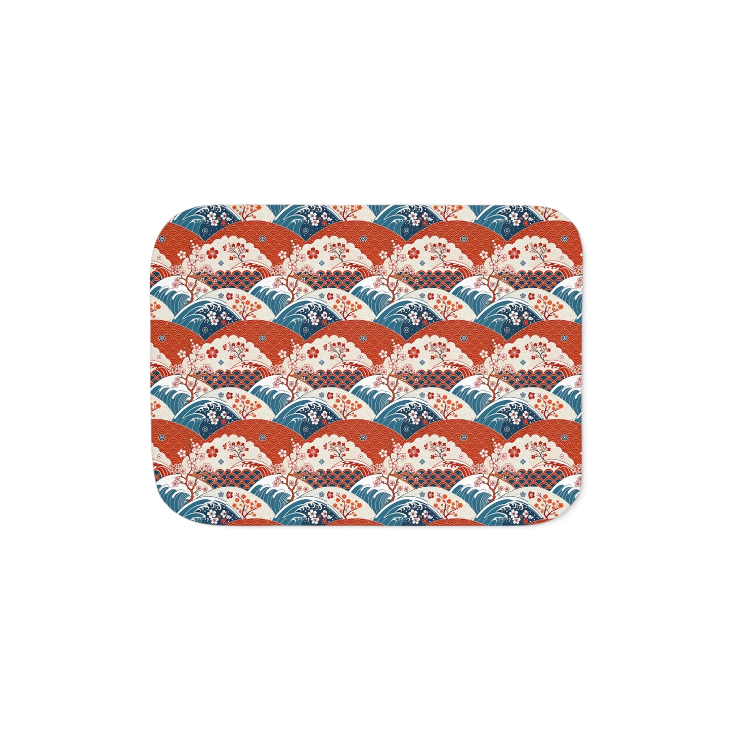 Sherpa Blanket, Asia Inspired Cozy Design