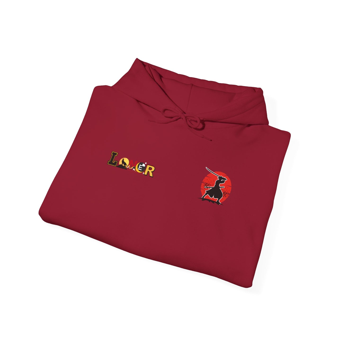 Dragon Ninja Themed Graphic Unisex Hoodie