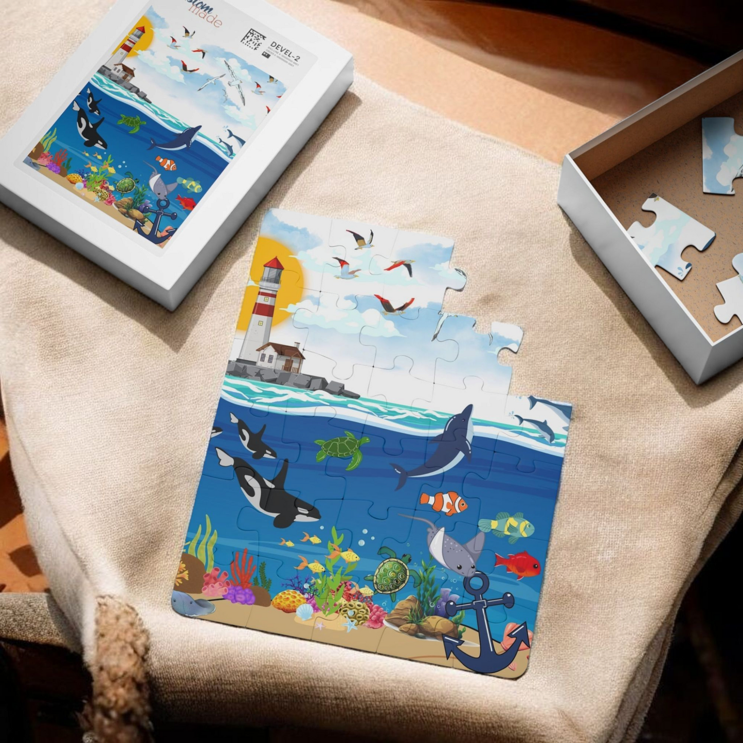 Ocean Adventure Kids' Puzzle - 30-Piece Jigsaw for Fun Learning