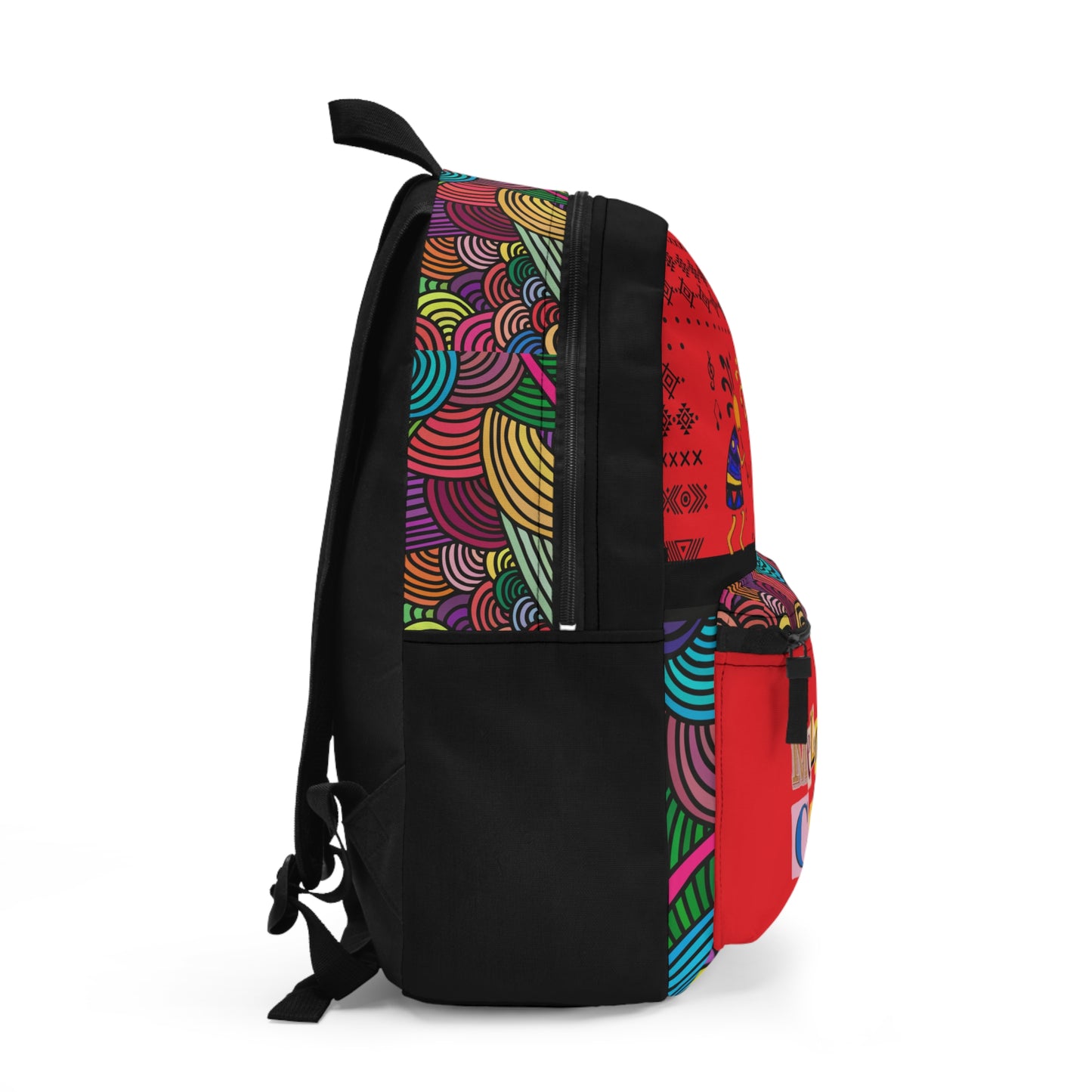 Tribal Dance Backpack, Ethnic Music Festival Bag, Boho Rucksack, Aztec Design Knapsack