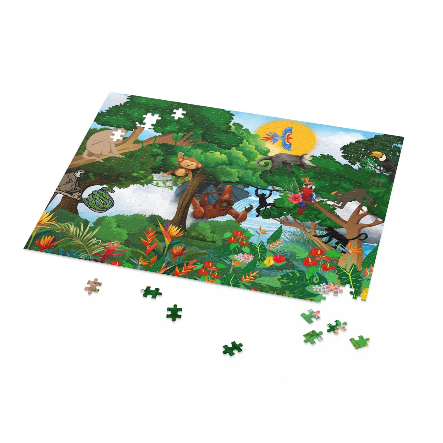 Nature-Themed Puzzle (120/252/500-Piece) – Fun for All Ages!