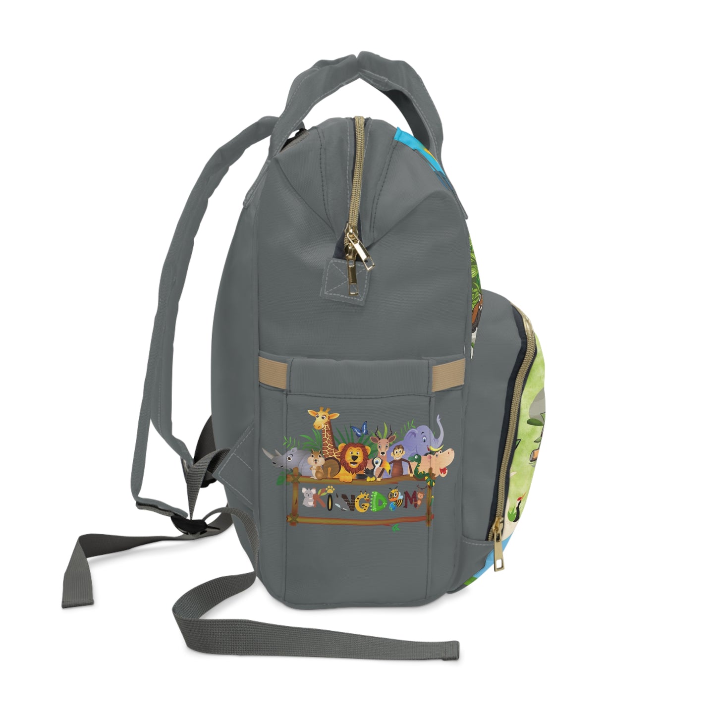 Eco-Friendly Panda Design Diaper Backpack for Parents on the Go