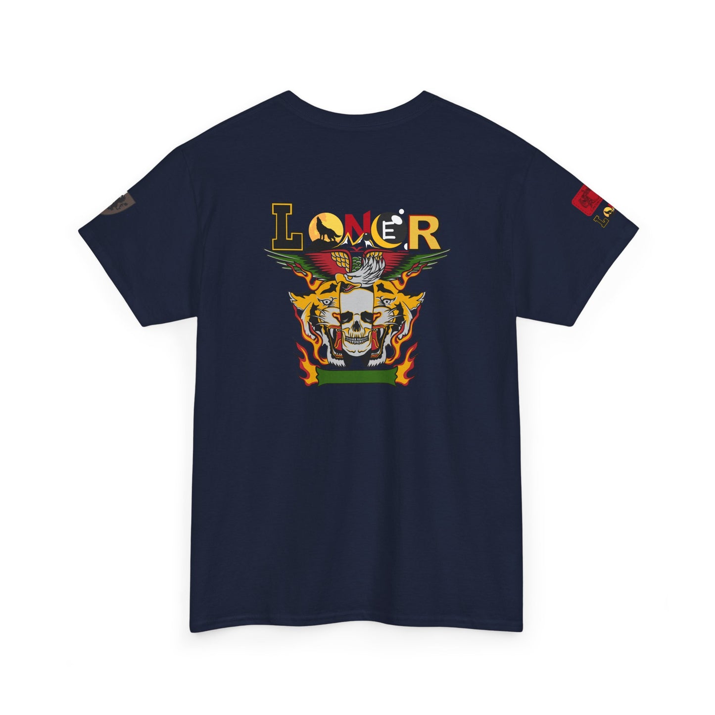 Tiger Skull Graphic Tee, Wild Animal Print Shirt for Men and Women, Alternative Art