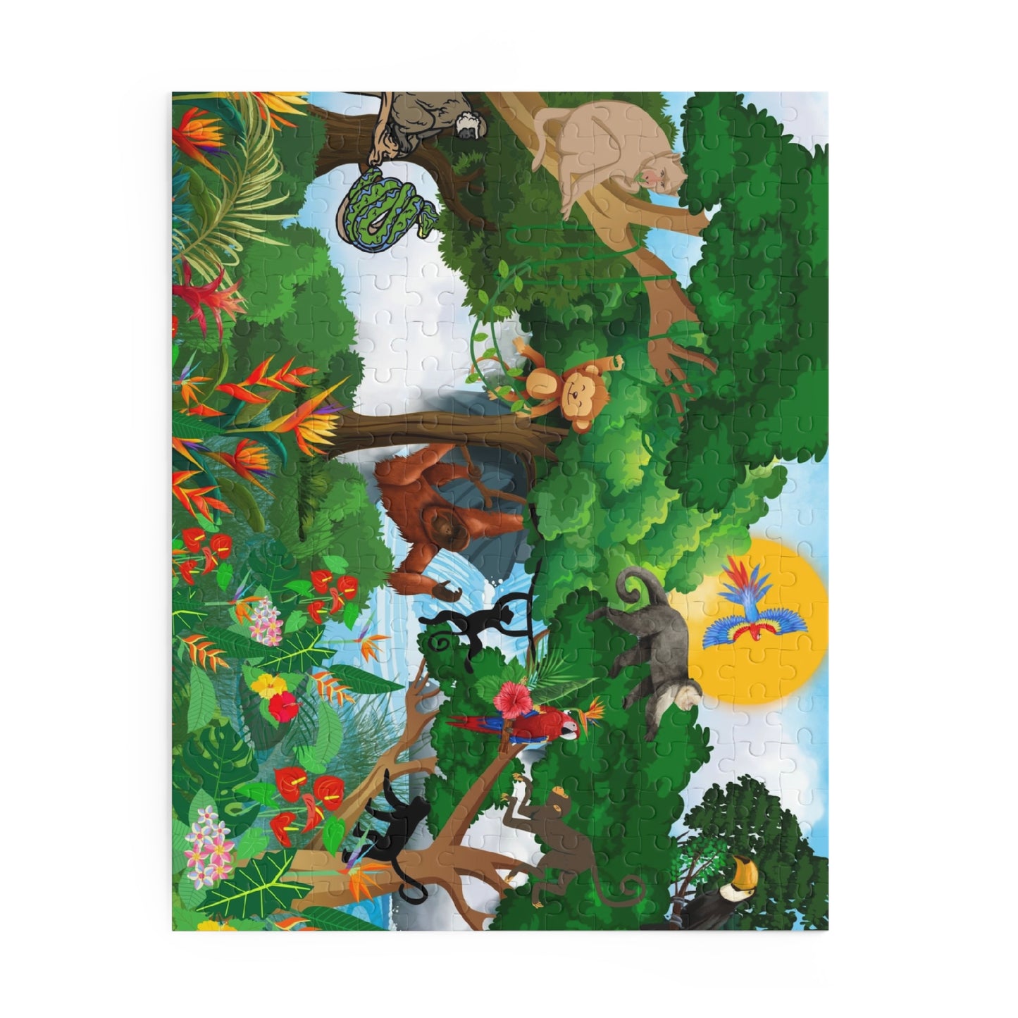 Nature-Themed Puzzle (120/252/500-Piece) – Fun for All Ages!