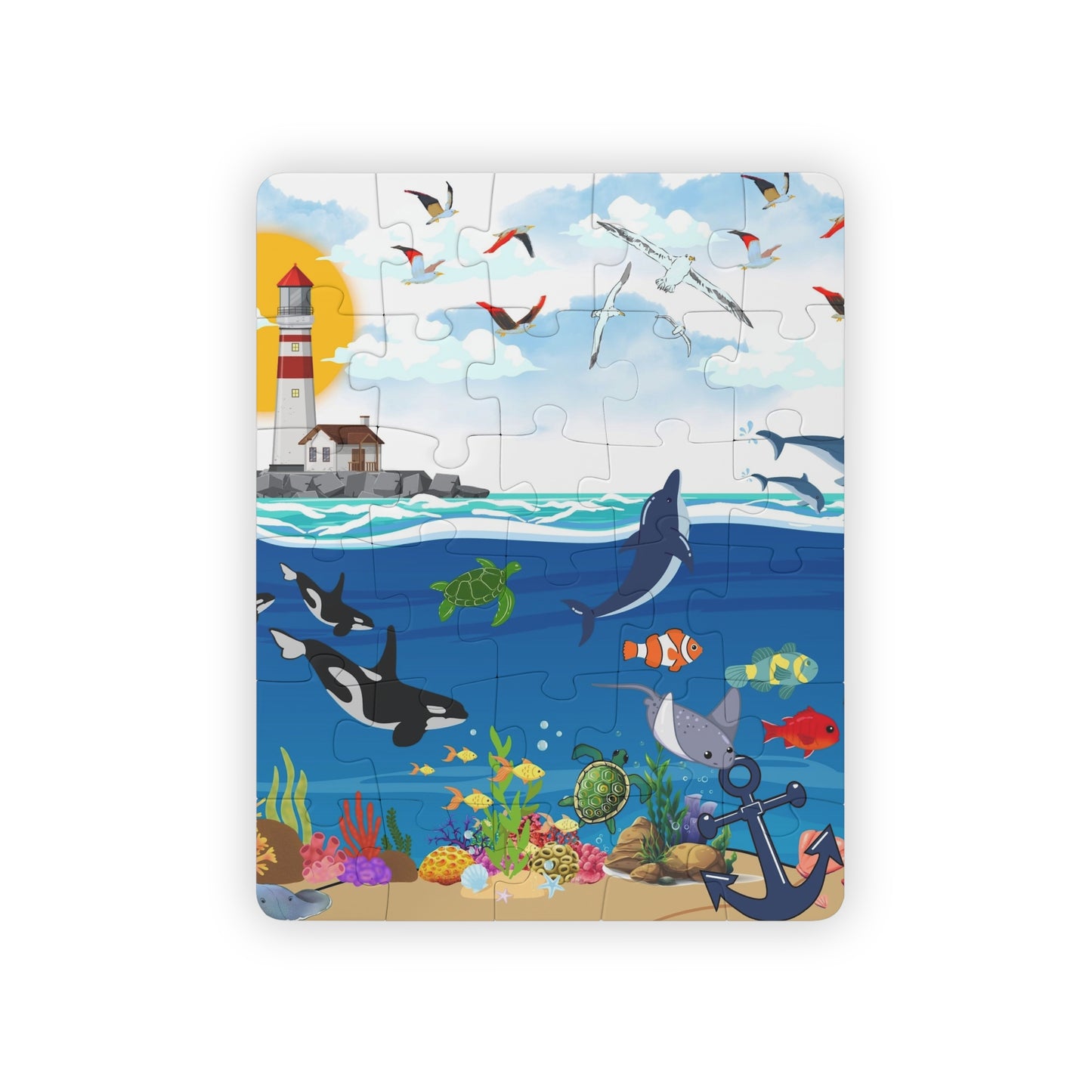 Ocean Adventure Kids' Puzzle - 30-Piece Jigsaw for Fun Learning
