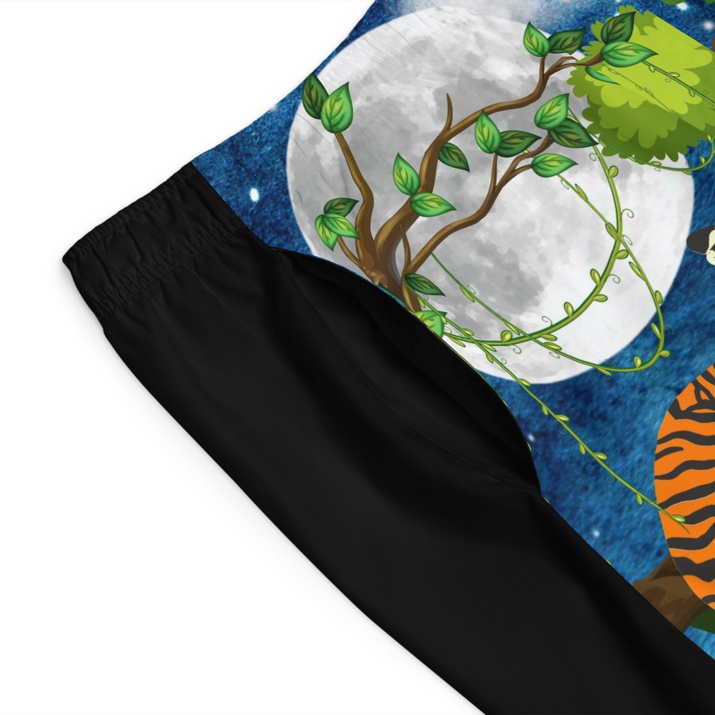 Men's Jungle Tiger Board Shorts - Stylish Summer Swimwear for Beach Lovers