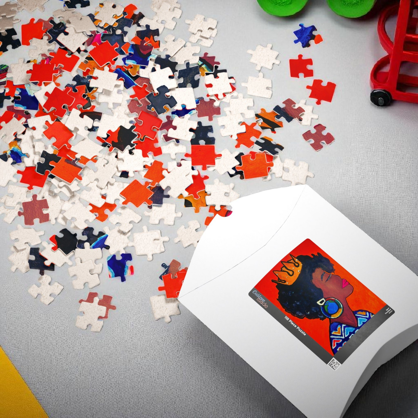 Queen's Crown Puzzle - Multiple Sizes (pieces) - Empowering Art for All Ages