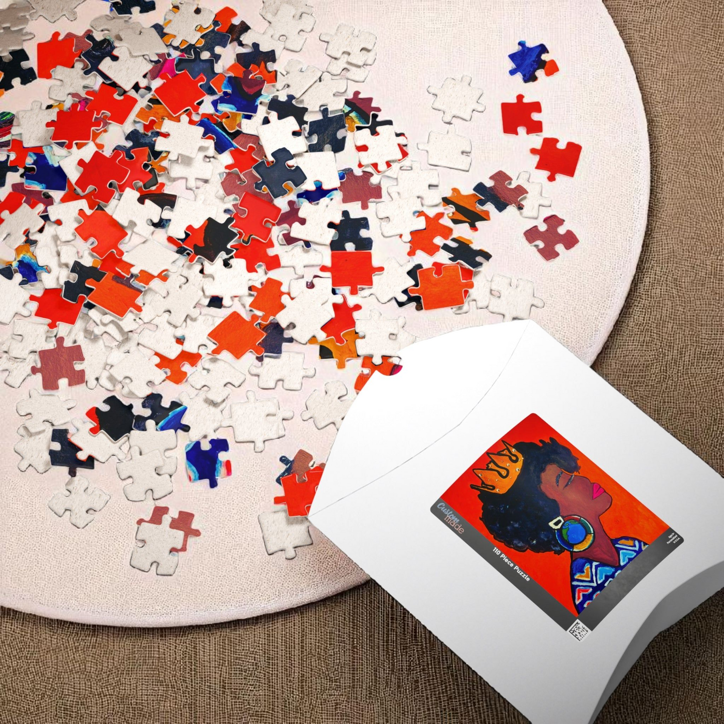 Queen's Crown Puzzle - Multiple Sizes (pieces) - Empowering Art for All Ages