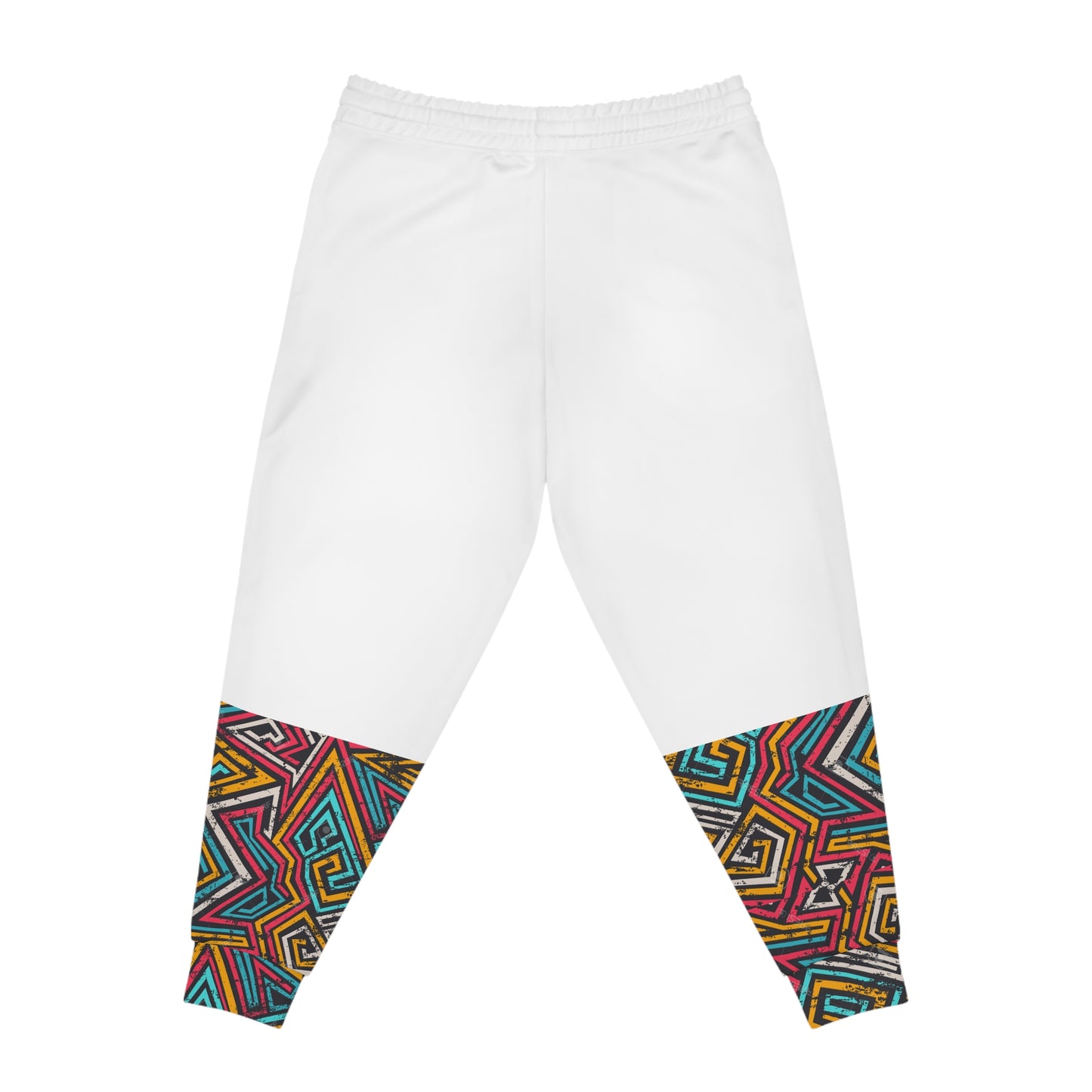 Afro Music Cartoon Art Athletic Joggers, Unisex Sweatpants, African Dance Jogging Pants