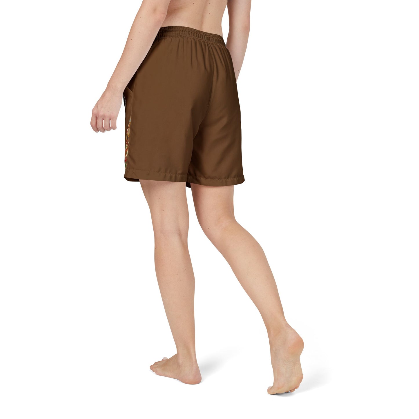 Dragon Graphic Swim Shorts, Unisex Beachwear, Summer Essentials