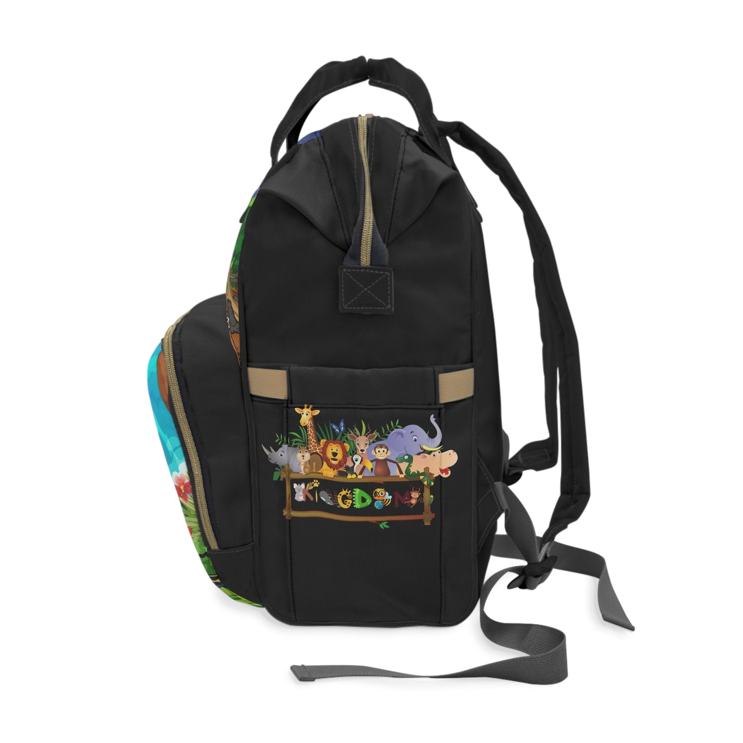 Adventurous Jungle Diaper Backpack for Parents
