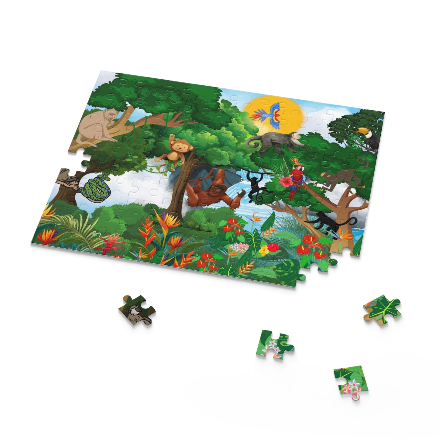 Nature-Themed Puzzle (120/252/500-Piece) – Fun for All Ages!