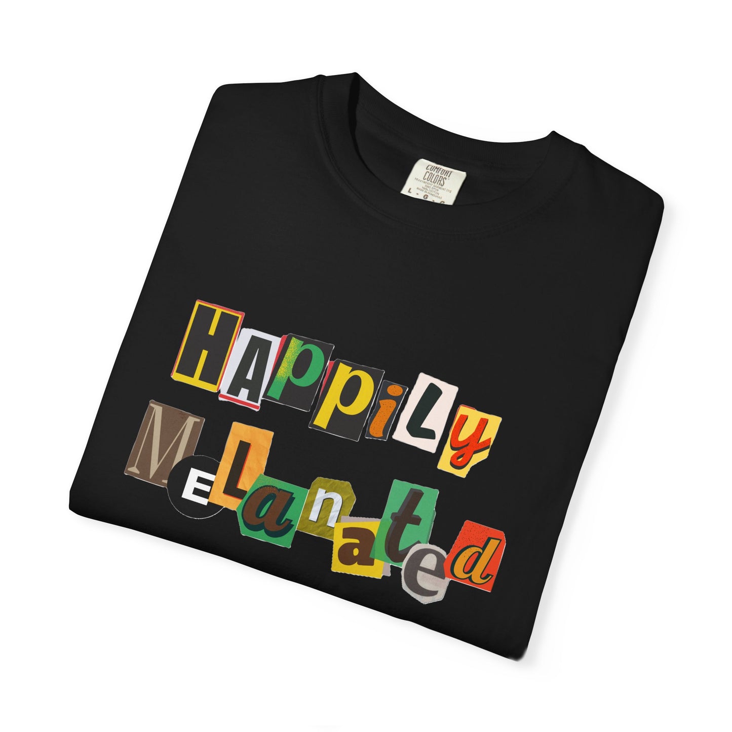 Handcrafted Jamaican Flag Art Graphic Tee, Unisex Garment-Dyed T-shirt