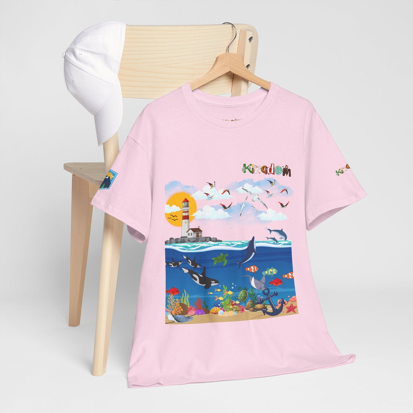 Nautical Dolphins Graphic Unisex T-shirt
