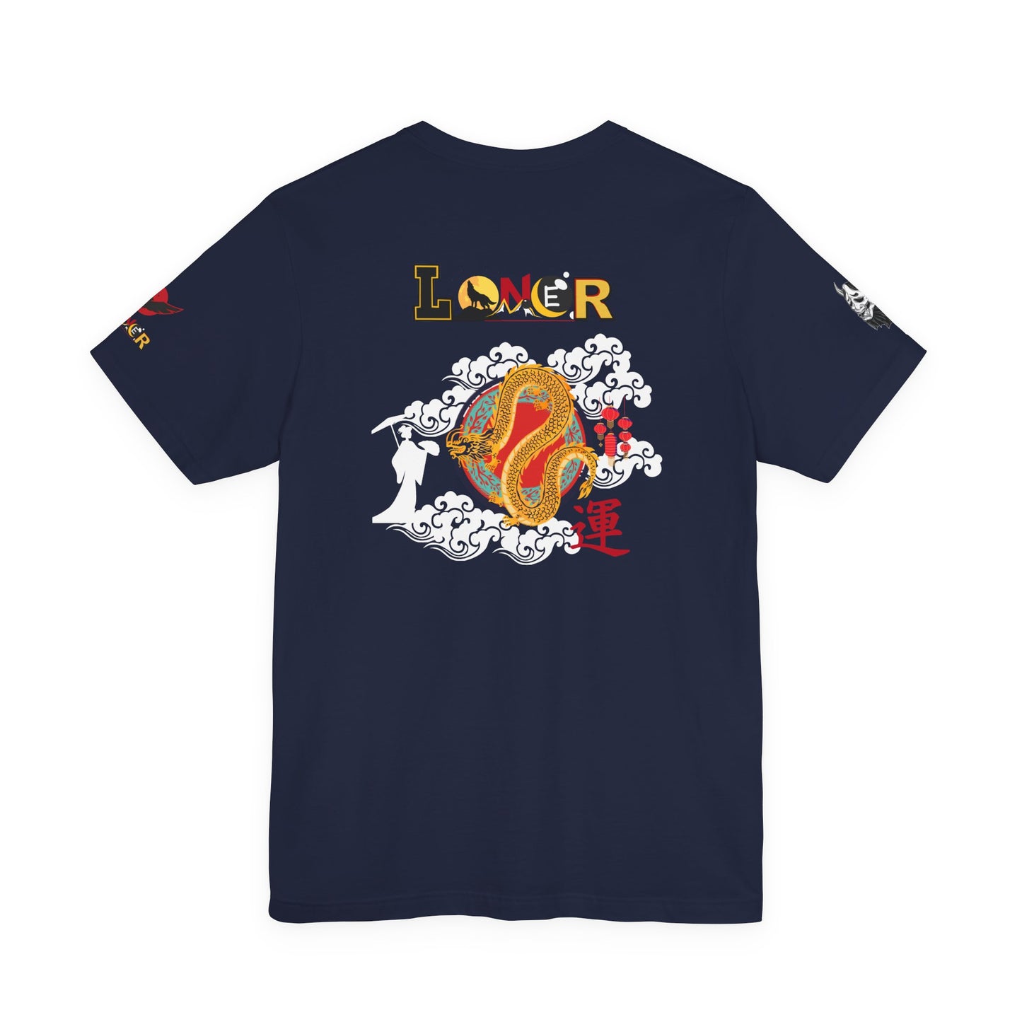 Dragon Graphic Tee, Loner Themed Unisex Shirt, Dragon Art T-Shirt, Mythical Creature Top