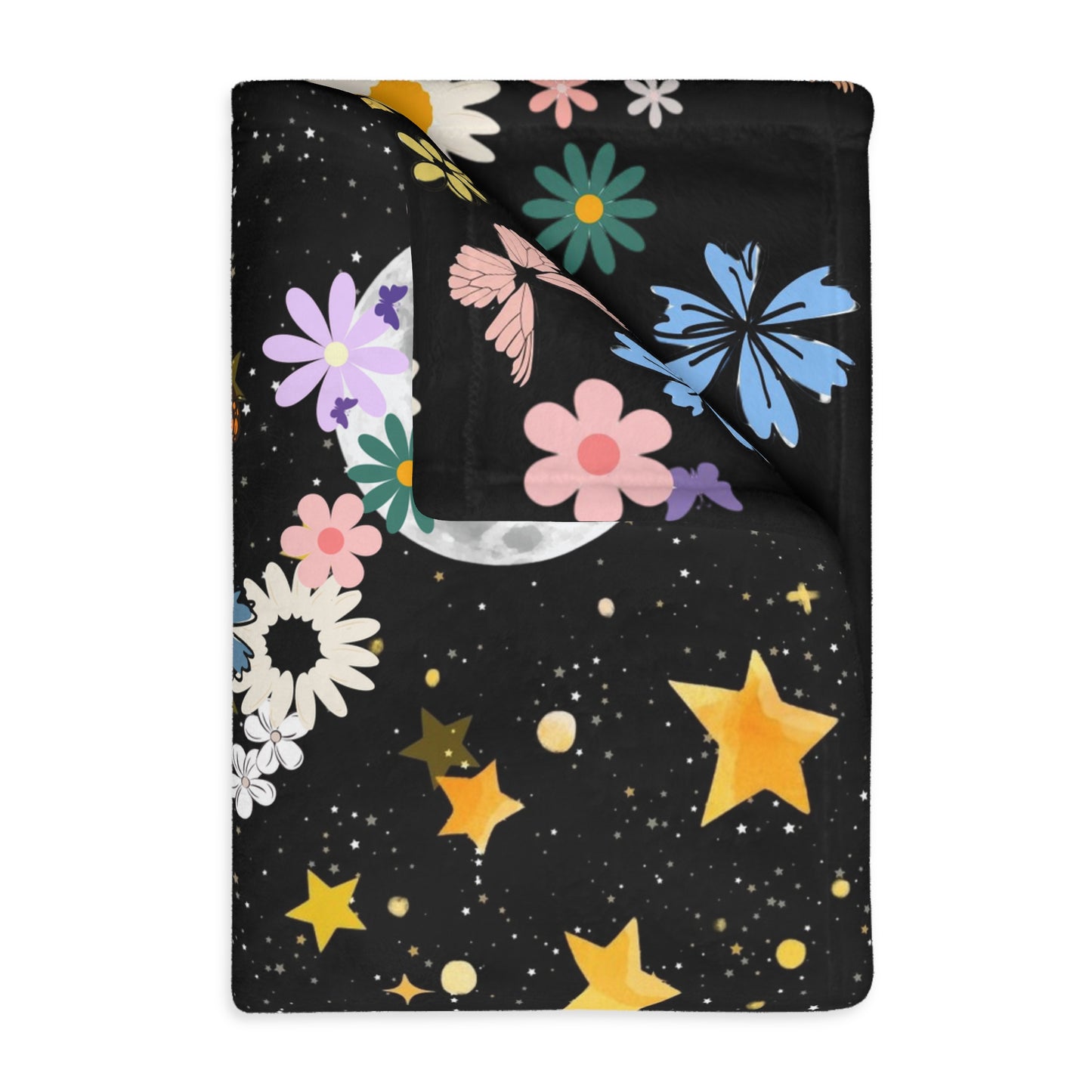 Soft Animals and Nature Themed Velveteen Microfiber Blanket, Cozy Gift for Kids