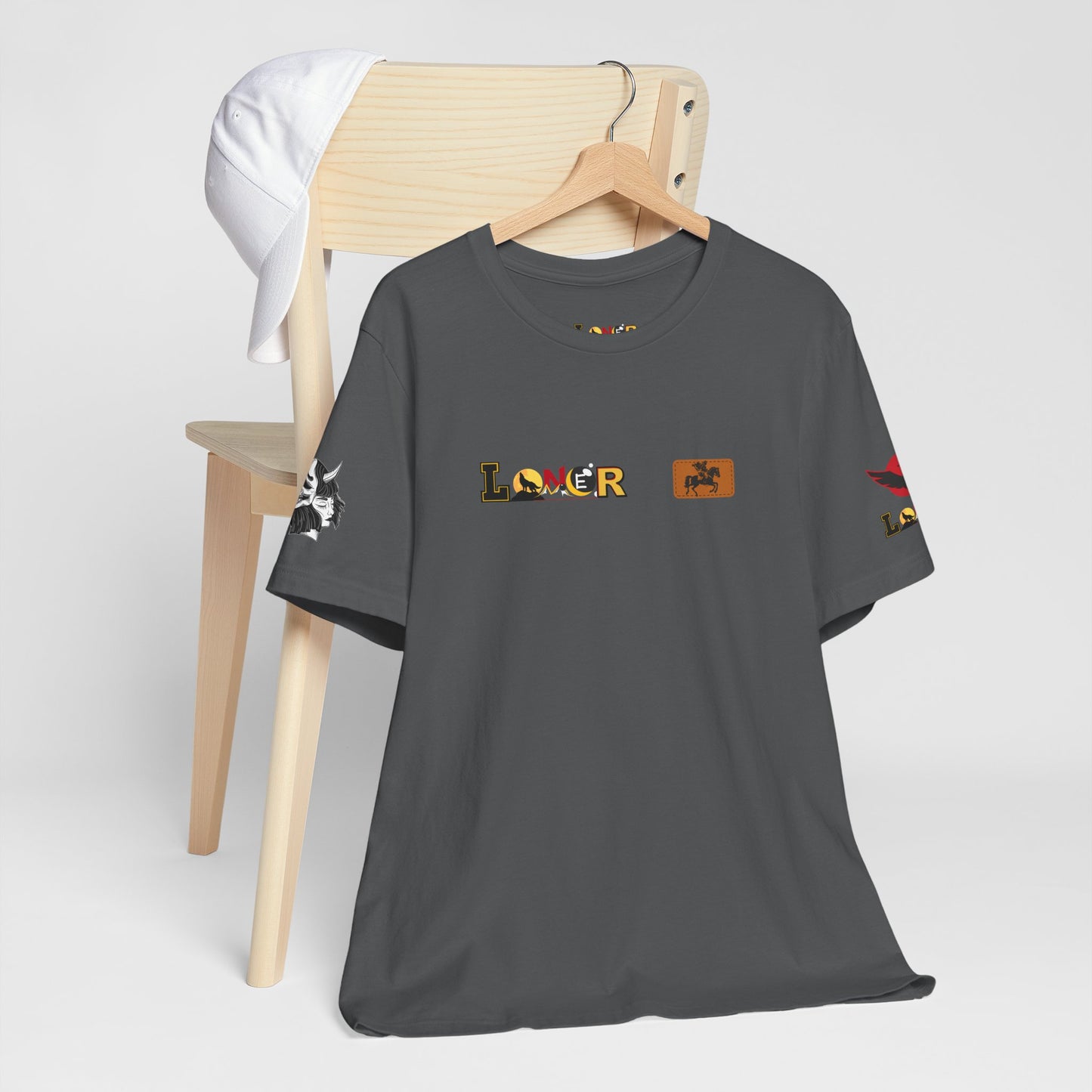Dragon Graphic Tee, Loner Themed Unisex Shirt, Dragon Art T-Shirt, Mythical Creature Top