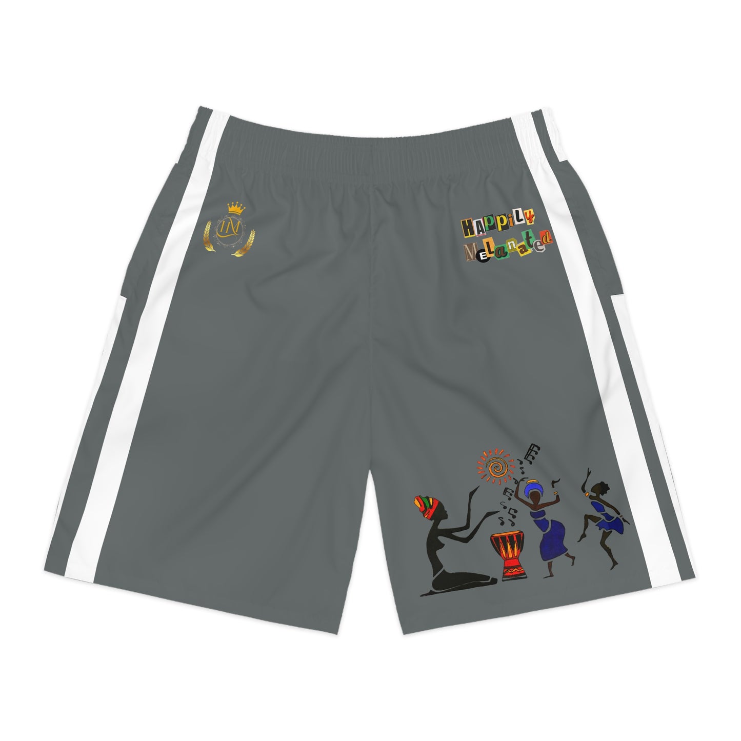 Cultural Dance Men's Jogger Shorts - Happily Celebrating Heritage