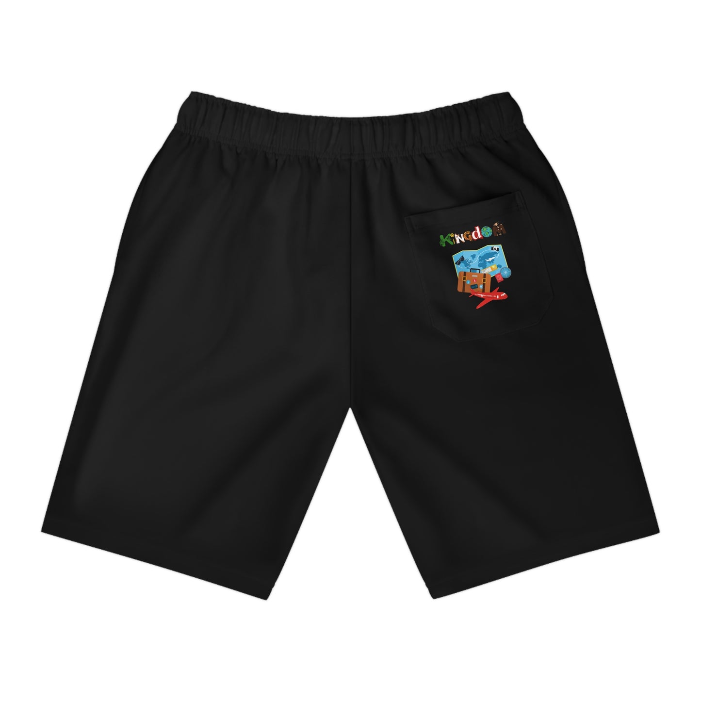 Unisex Adventure-Inspired Athletic Shorts, Casual Gym Wear, Perfect for Summer Activities