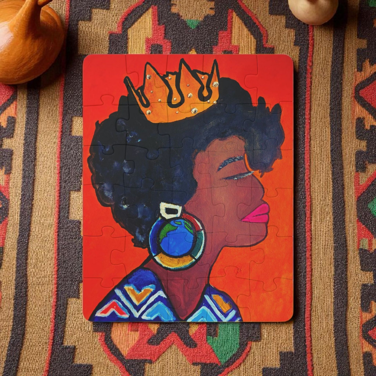 Kids' 30-Piece Crowned Queen Puzzle - Fun & Educational Playtime