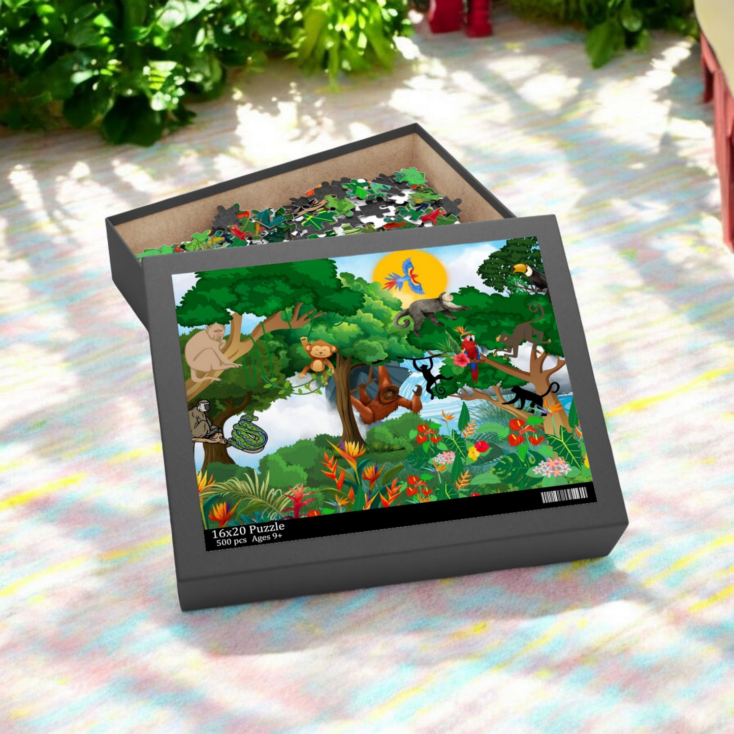 Nature-Themed Puzzle (120/252/500-Piece) – Fun for All Ages!