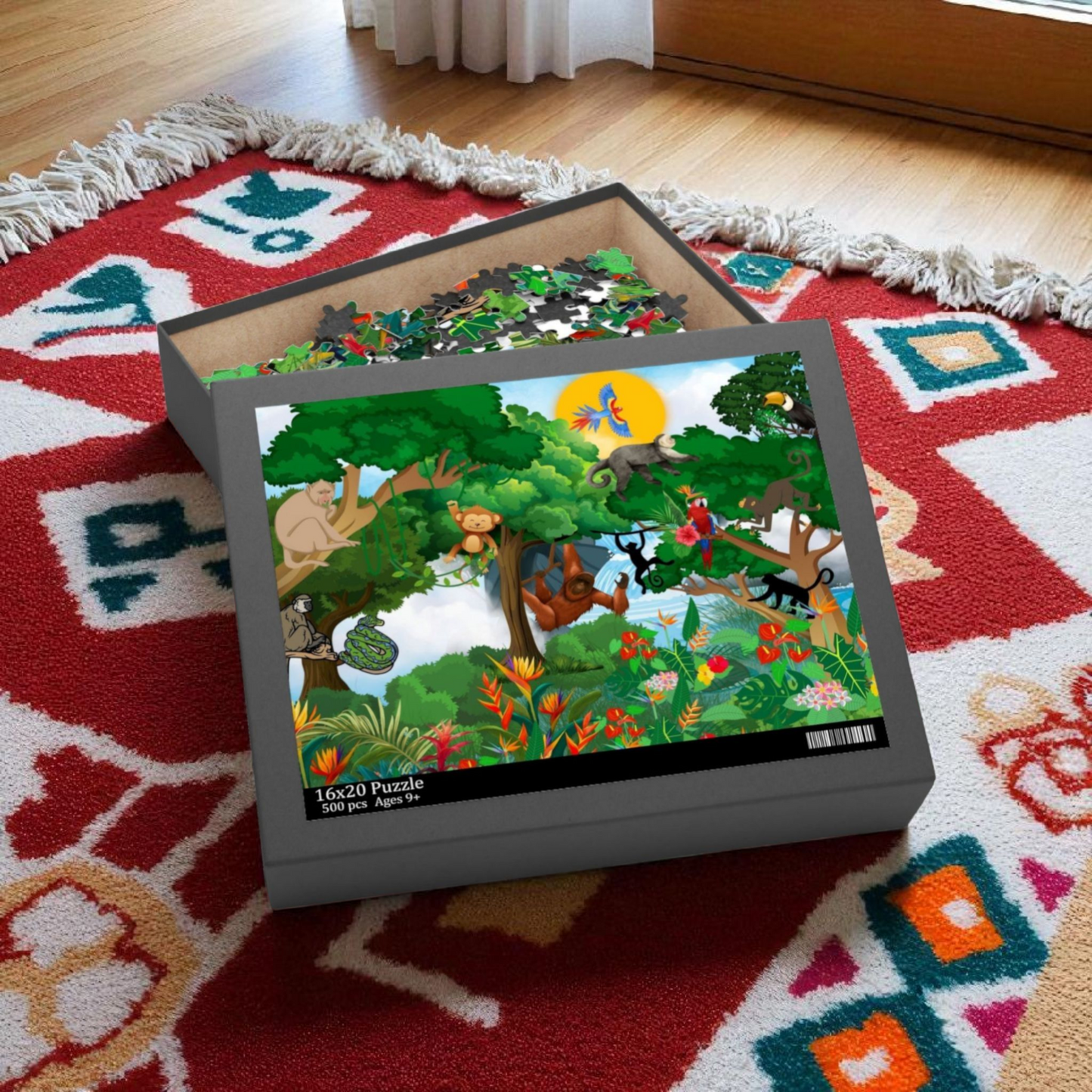 Nature-Themed Puzzle (120/252/500-Piece) – Fun for All Ages!