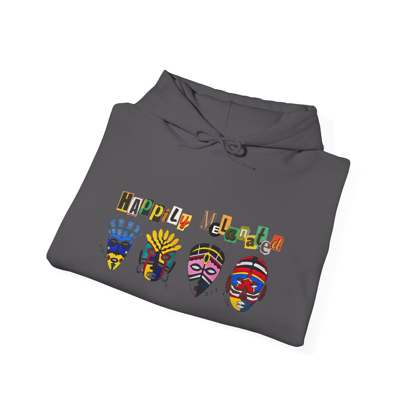 Ethnic Streetwear Unisex Heavy Blend, Hand-Drawn Tribal Music Art, Daily Wear