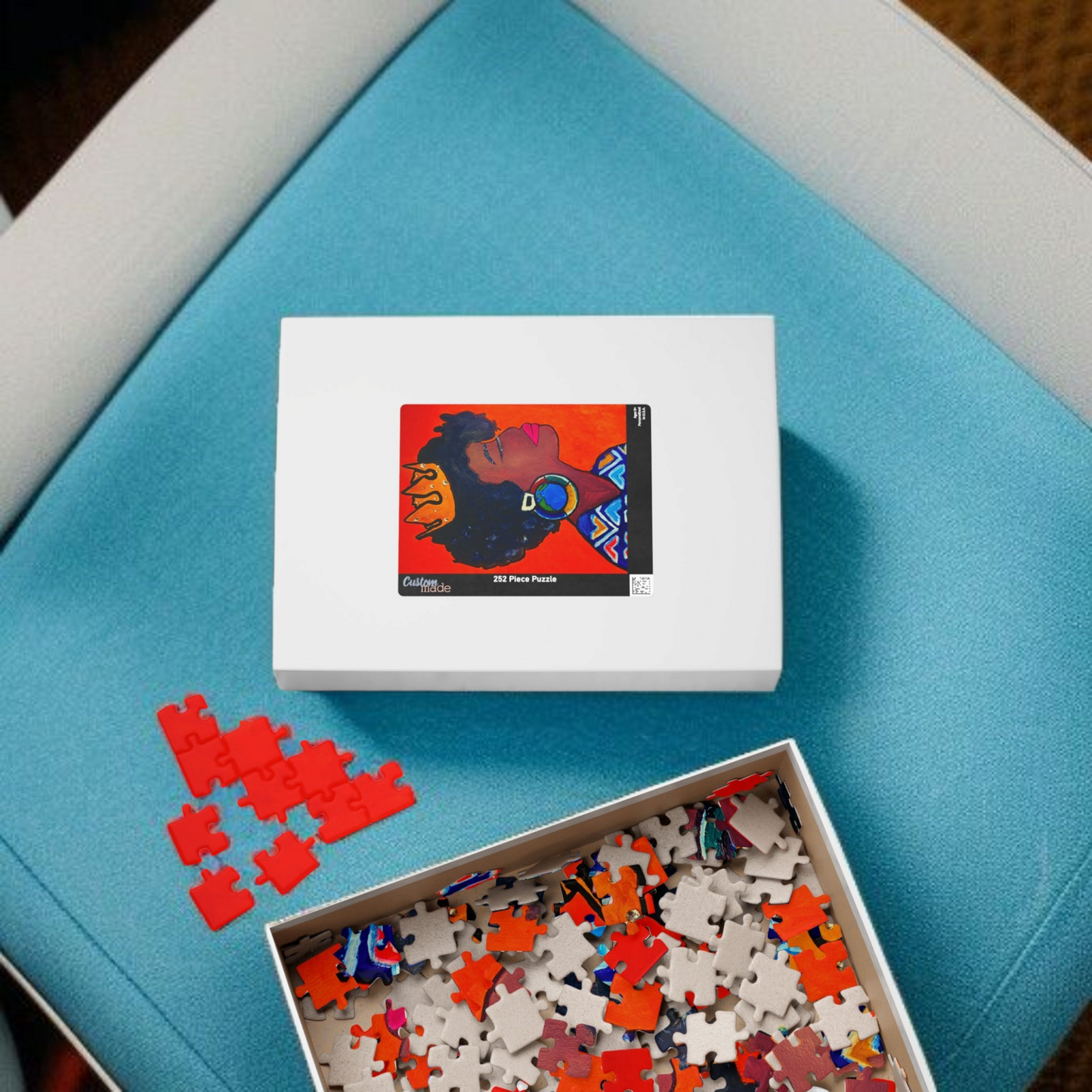 Queen's Crown Puzzle - Multiple Sizes (pieces) - Empowering Art for All Ages