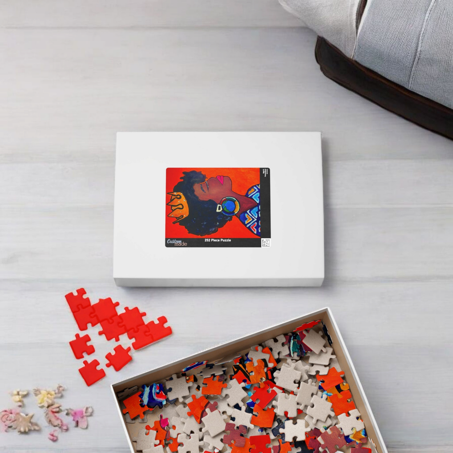 Queen's Crown Puzzle - Multiple Sizes (pieces) - Empowering Art for All Ages