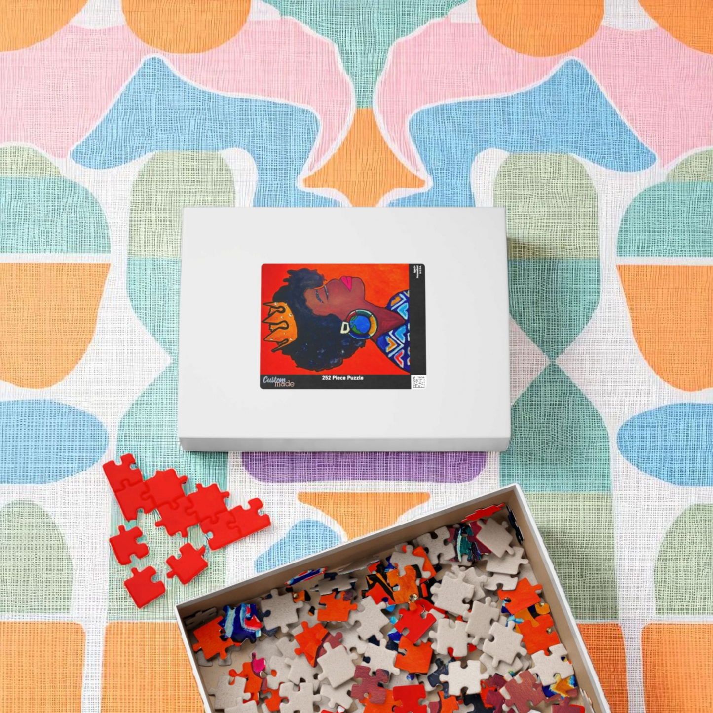 Queen's Crown Puzzle - Multiple Sizes (pieces) - Empowering Art for All Ages