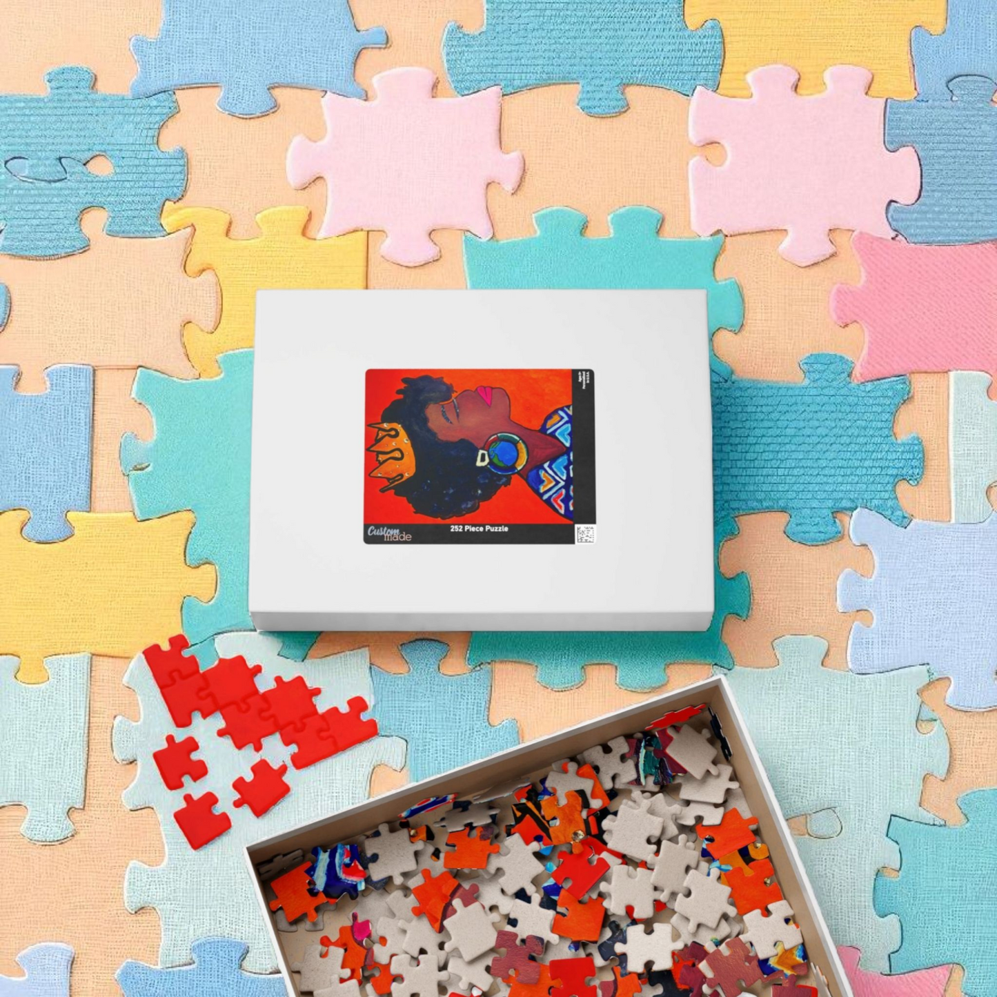 Queen's Crown Puzzle - Multiple Sizes (pieces) - Empowering Art for All Ages