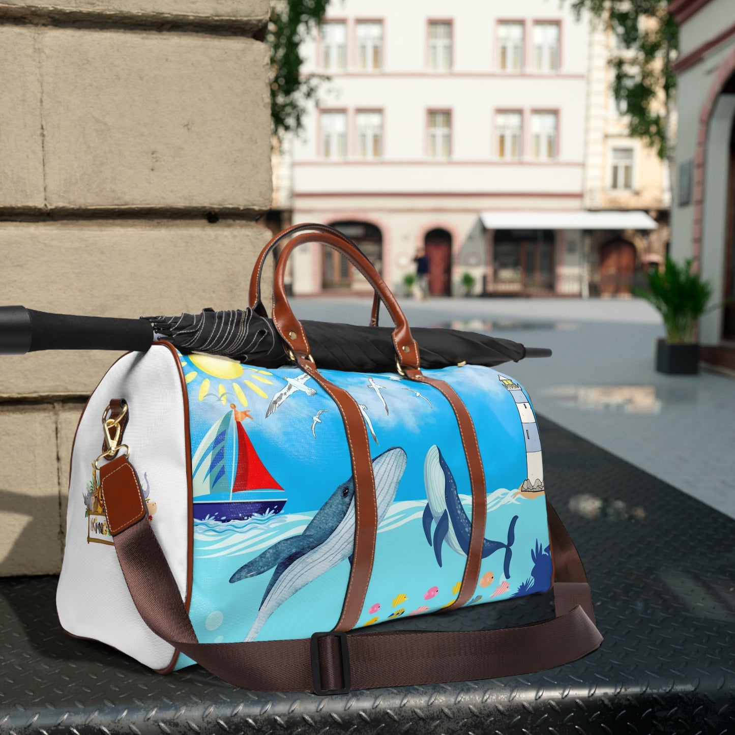Whale Watching Waterproof Travel Bag - Stylish Beach Duffel for Adventures