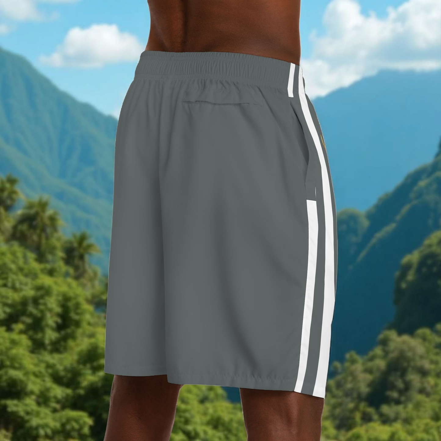 Cultural Dance Men's Jogger Shorts - Happily Celebrating Heritage