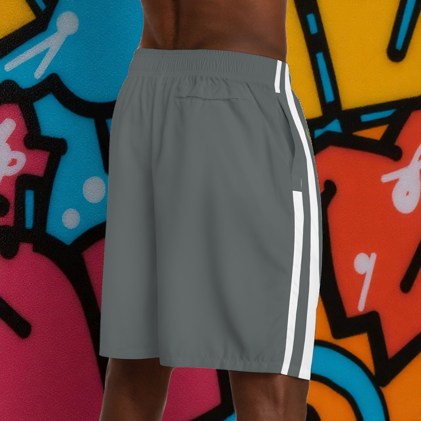 Cultural Dance Men's Jogger Shorts - Happily Celebrating Heritage