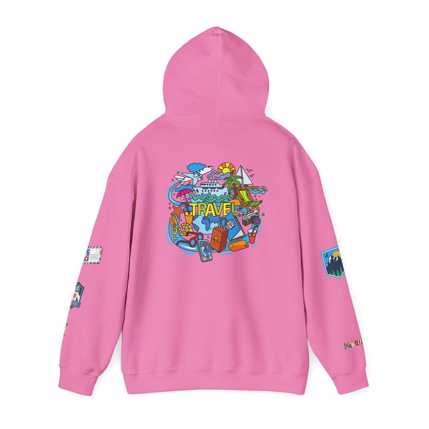 Travel Enthusiast Unisex Hoodie, Vacation Mode Travel Lover Pullover