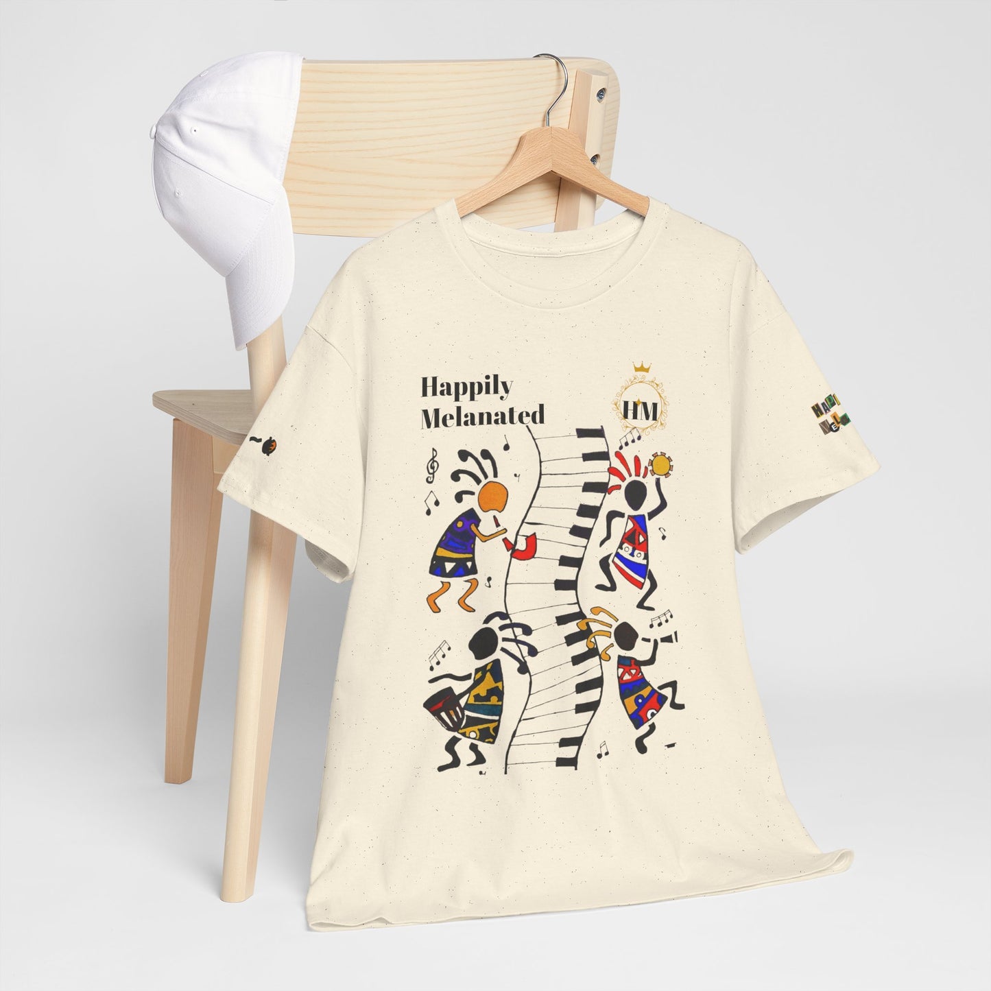 Afro Music, Piano Graphic Unisex Tee, Hand Drawn Music Shirt, Jazz Lover Gift, Musical Art