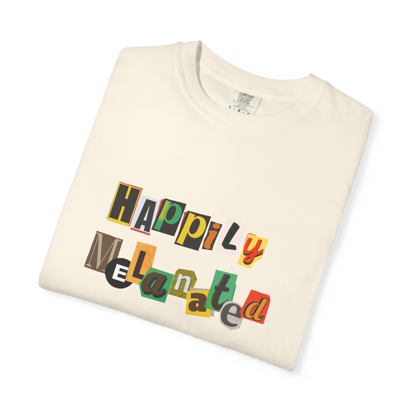 Handcrafted Jamaican Flag Art Graphic Tee, Unisex Garment-Dyed T-shirt