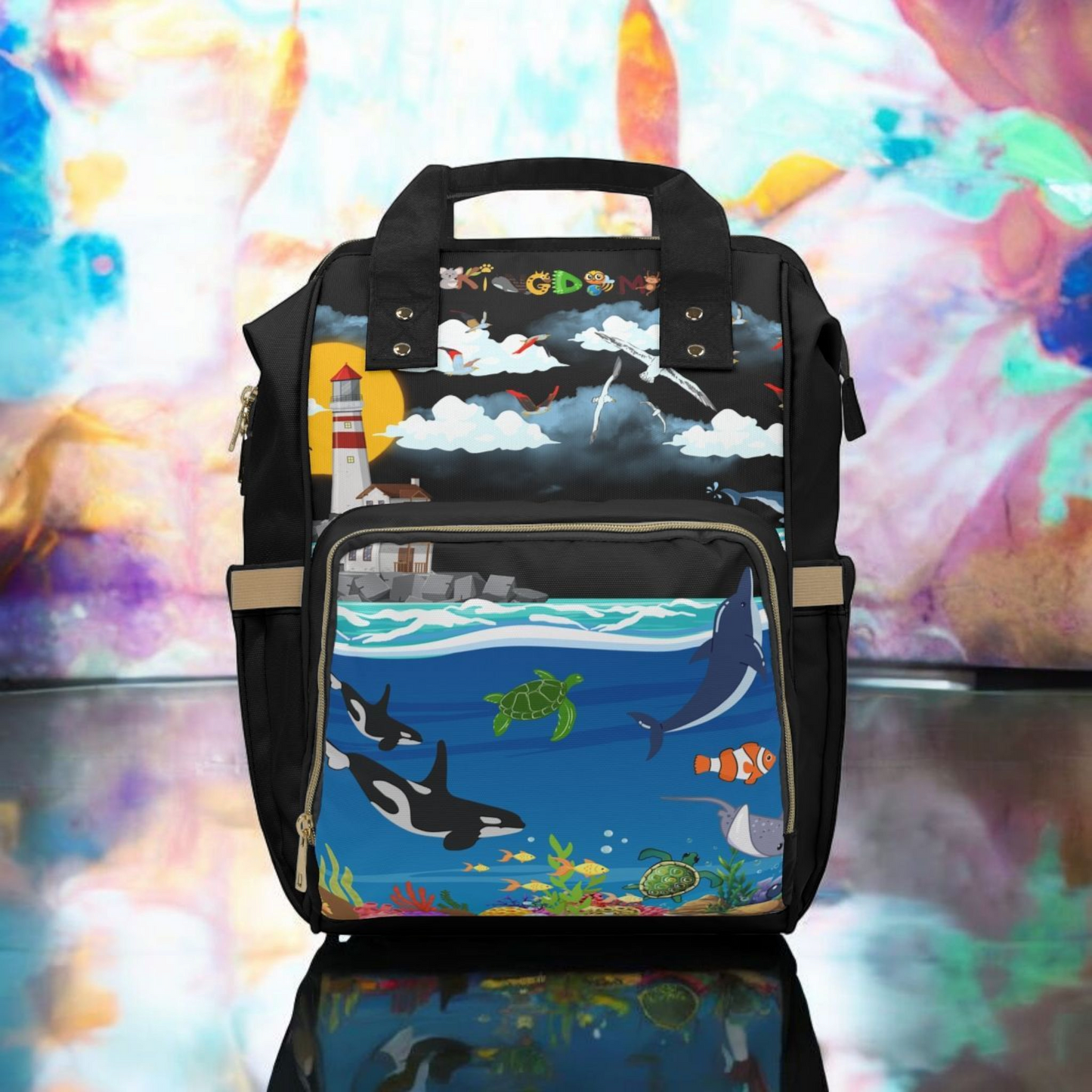Ocean Adventure Multifunctional Diaper Backpack