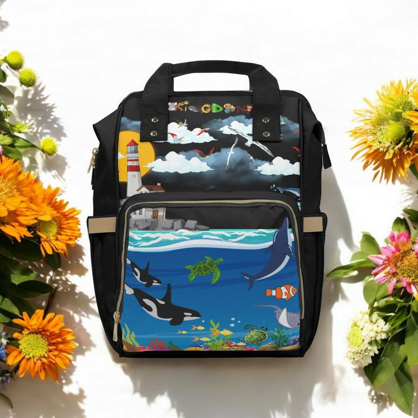 Ocean Adventure Multifunctional Diaper Backpack