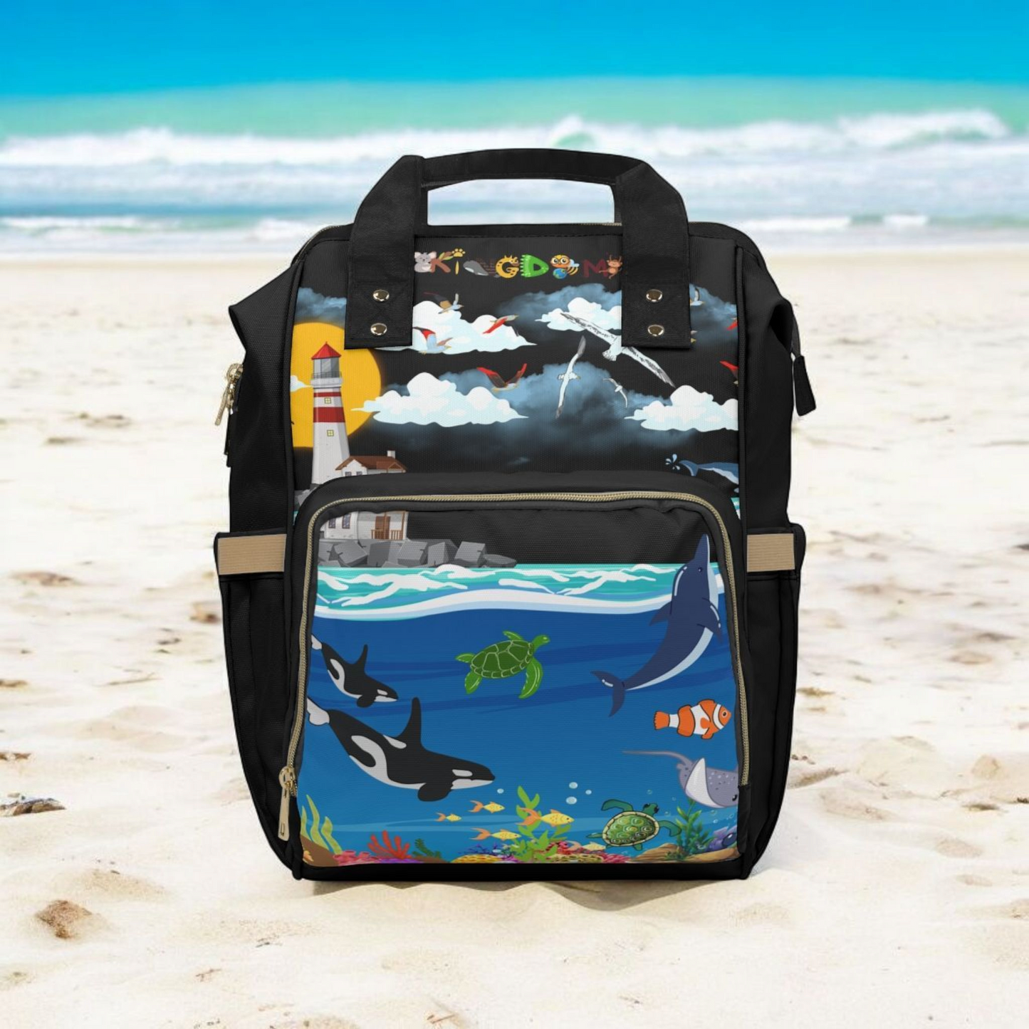 Ocean Adventure Multifunctional Diaper Backpack