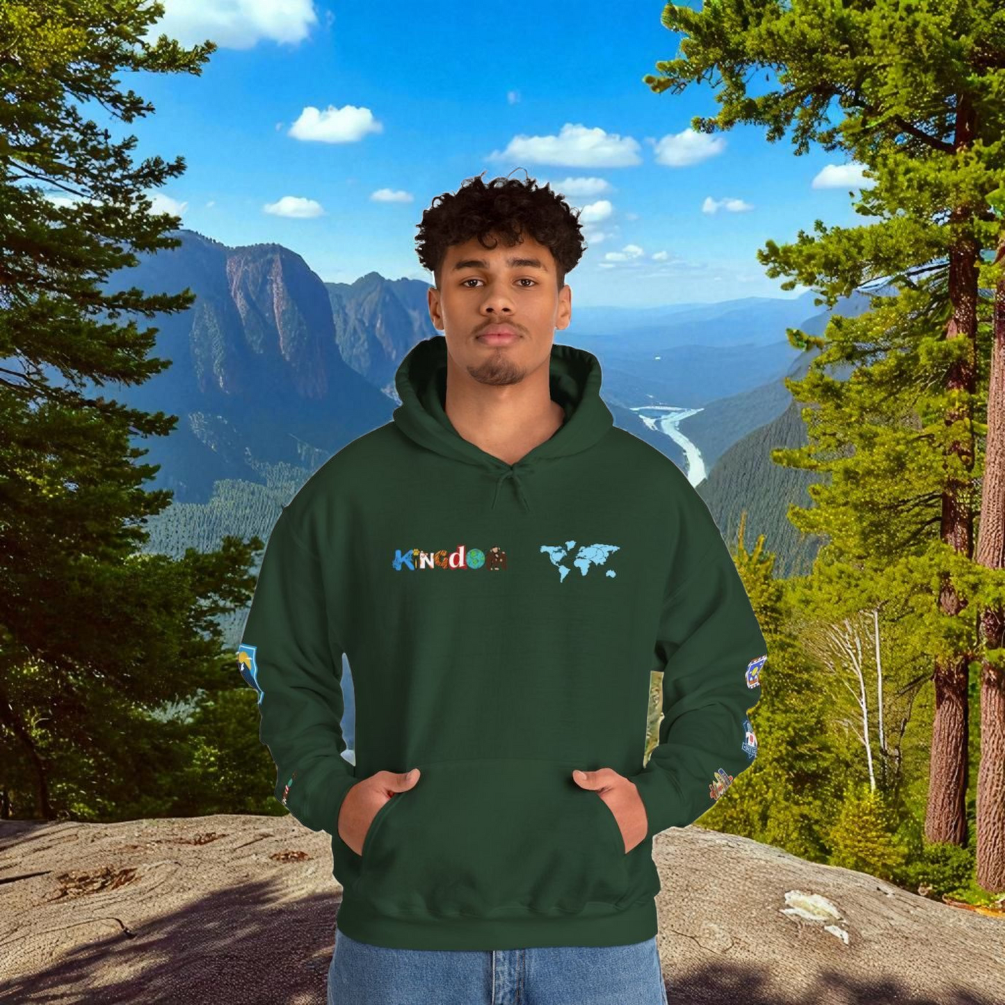 Vacation Theme Graphic Unisex Hoodie, Travel Enthusiast Sweatshirt